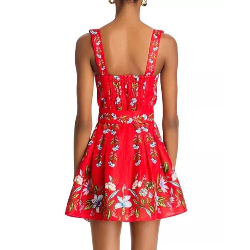 FARM Rio Red Floral Mini Dress - Picture 4 of 4